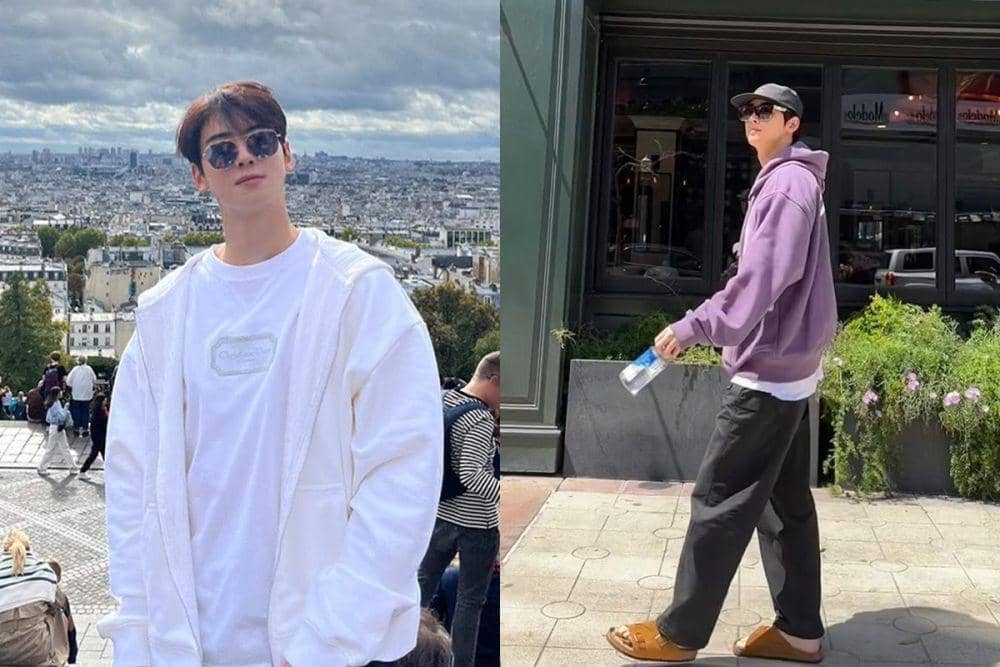 7 Ide OOTD Liburan ke Luar Negeri ala Cha Eun Woo, Simpel dan Stylish!
