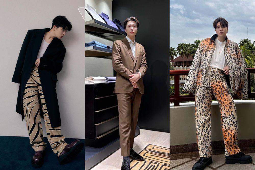 7 Ide Outfit Nuansa Cokelat ala Youngjae GOT7, Andalan Cowok Bumi!