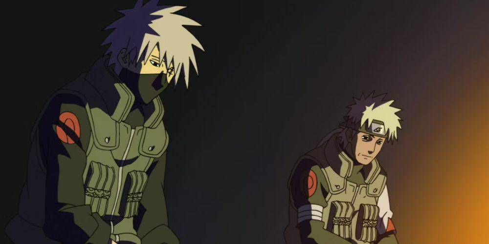 Kakashi dan Sakumo (dok. Pierrot/Naruto)