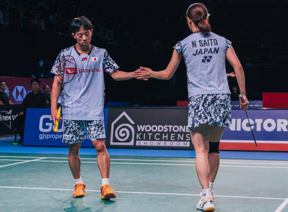 Hiroki Midorikawa/Natsu Saito (instagram.com/ausbadmintonopen)