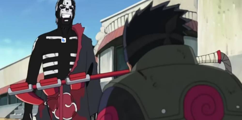 Hidan dan Asuma Sarutobi (dok. Pierrot/Naruto)