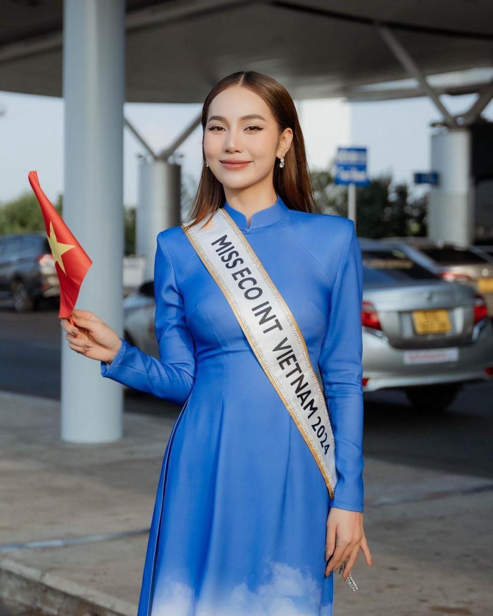 Potret Keberangkatan Finalis Miss Eco International 2024 ke Mesir (Instagram.com/chrissy_hoang)