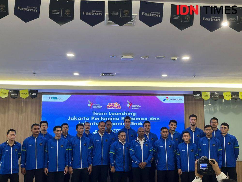 Pemain Jakarta Pertamina Pertamax di Proliga 2024 (IDN Times/Margith Juita Damanik)
