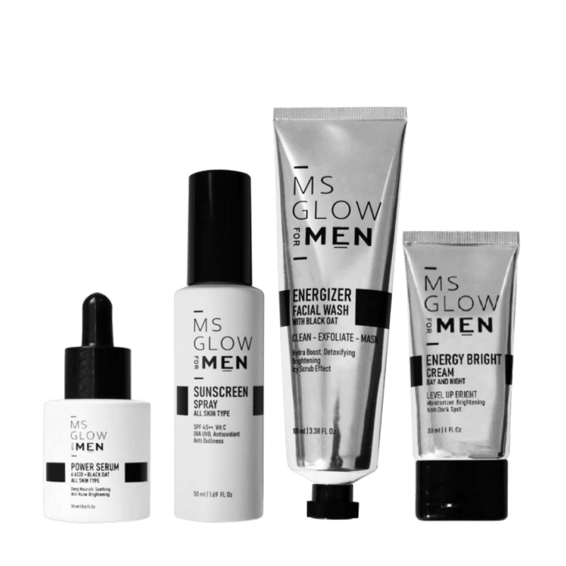 MS Glow Men Paket Lengkap 4 in 1 Original Skincare Pria (shopee.co.id/Female Stuff Official Shop)