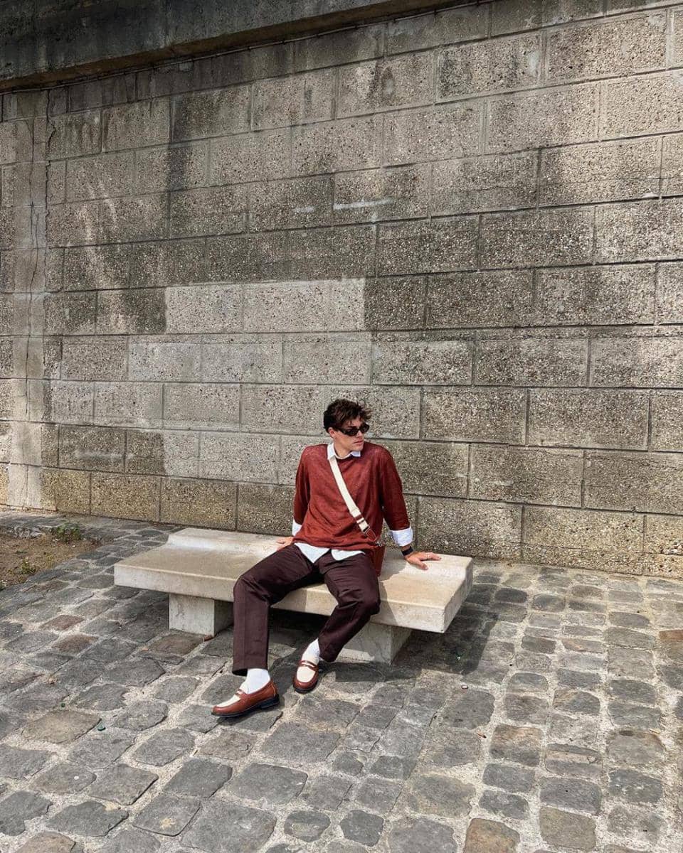 outfit smart casual ala Noah Beck (instagram.com/noahbeck)