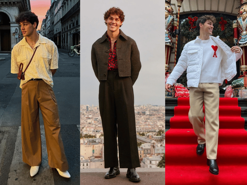 10 Ide Outfit Smart Casual ala Fashion Influencer Noah Beck, Elegan!