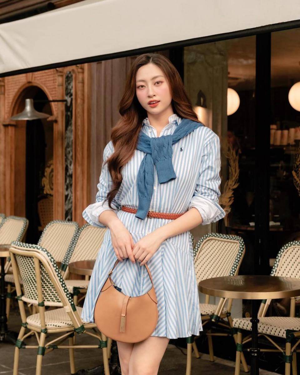 outfit cardigan (instagram.com/_luongthuylinh_)