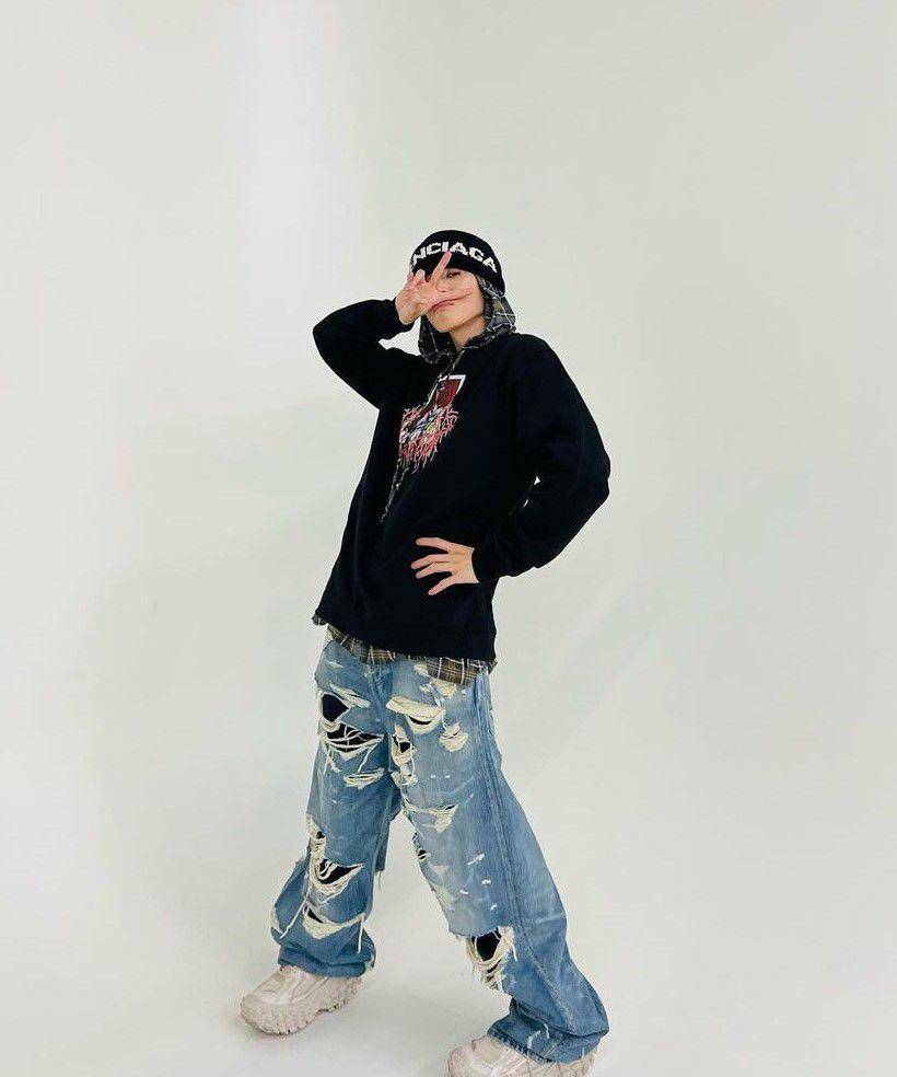 ide outfit pakai beanie hat ala Taeyong NCT (instagram.com/taeoxo_nct)