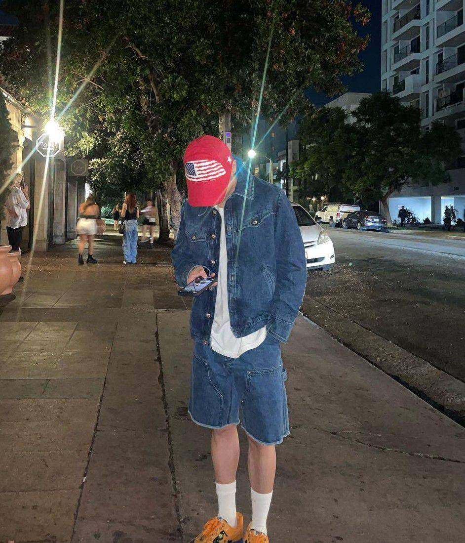 OOTD pakai baseball cap ala Taeyong NCT (instagram.com/taeoxo_nct)