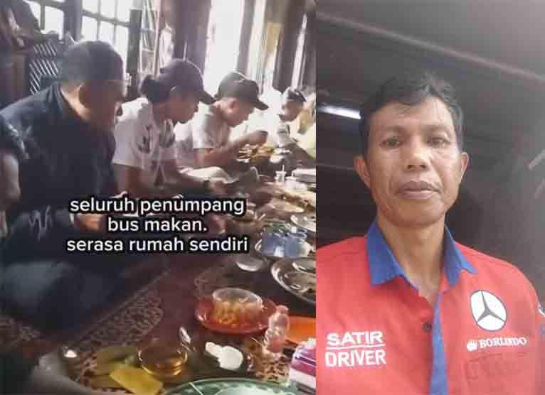 Cerita Sopir Bus Ajak 30 Penumpang Makan di Rumah Mertua saat Lebaran