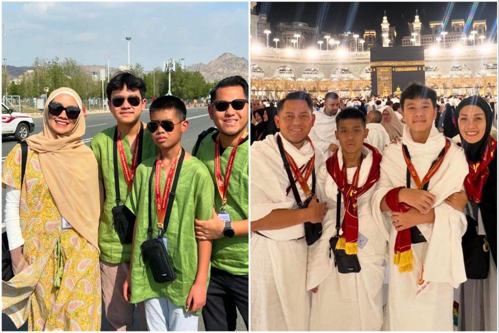 9 Potret Keluarga Melanie Putria Umrah, Kado Ultah Terindah!