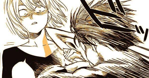 Sonic mengajari Flashy cara memakai senjata ( Dok. tonarinoyj.jp/One Punch Man )