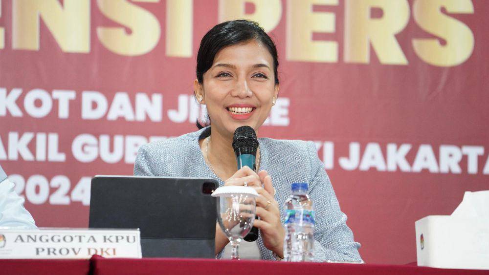 Ketua Divisi Sosialisasi, Pendidikan Pemilih dan Partisipasi Masyarakat KPU Provinsi DKI Jakarta Astri Megatari. (dok. KPU DKI Jakarta)