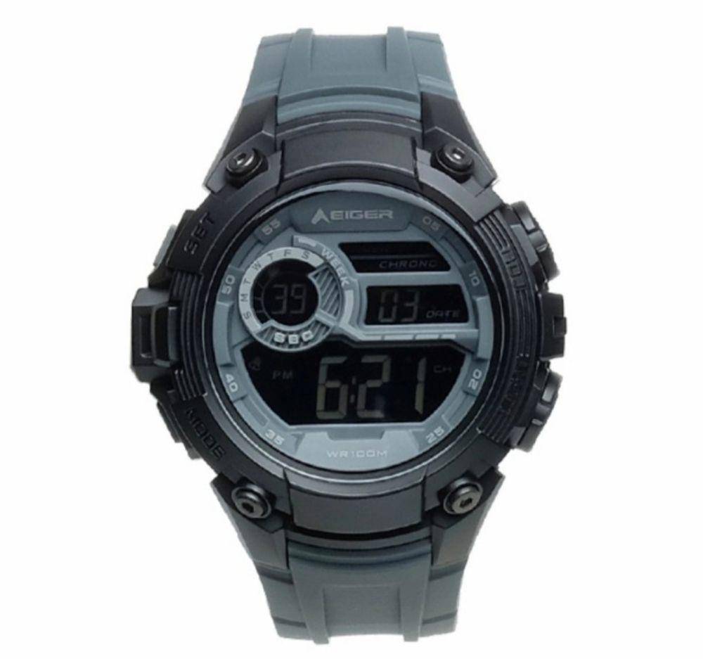 EIGER Creston Jam Tangan Pria – Dark Grey (tokopedia.com/poyotoutdoorgear)