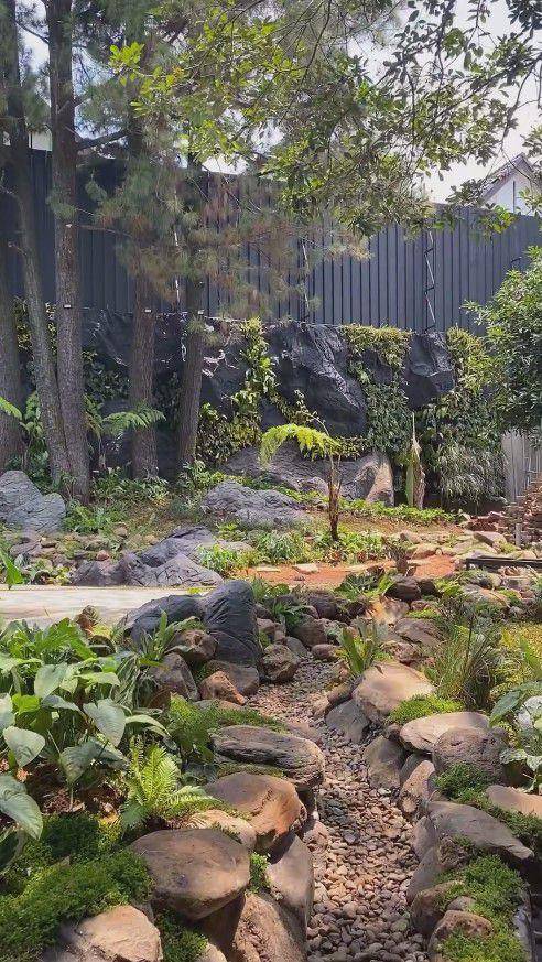 Raffi Ahmad bikin air terjun di rumah (instagram.com/raffinagita1717)