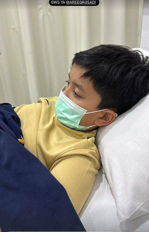 anak Nisya Ahmad dirawat (Instagram.com/nissyaa)