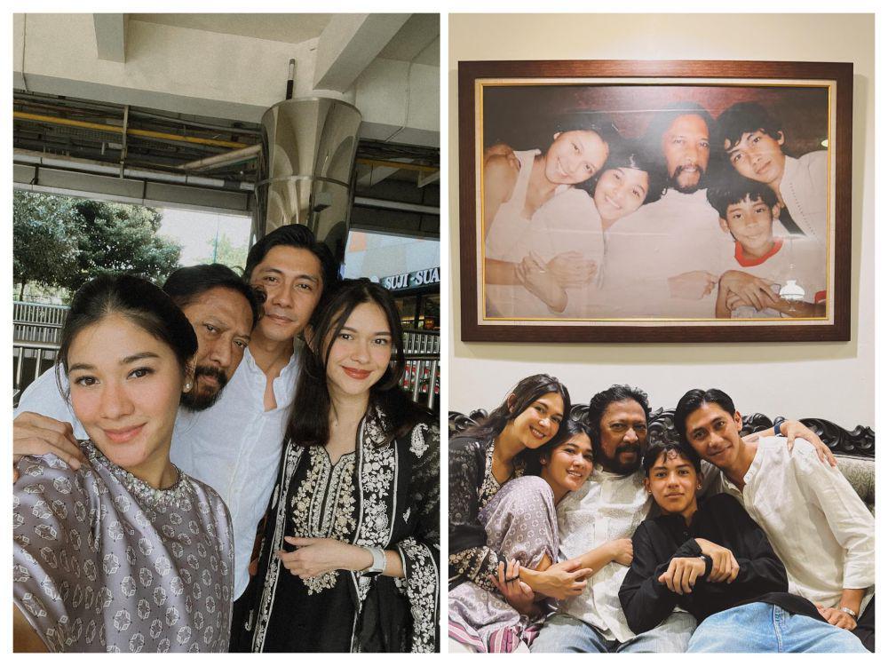 8 Momen Naysilla Mirdad Lebaran di Rumah Sang Ayah