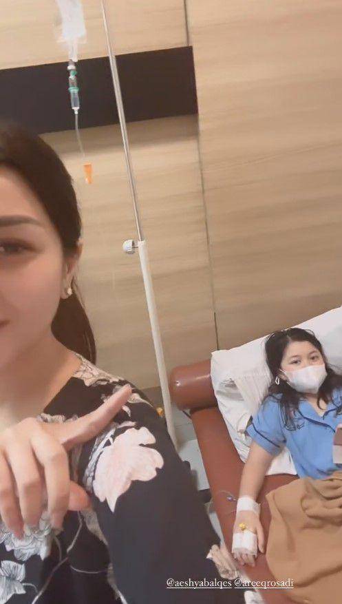 anak Nisya Ahmad dirawat (Instagram.com/nissyaa)