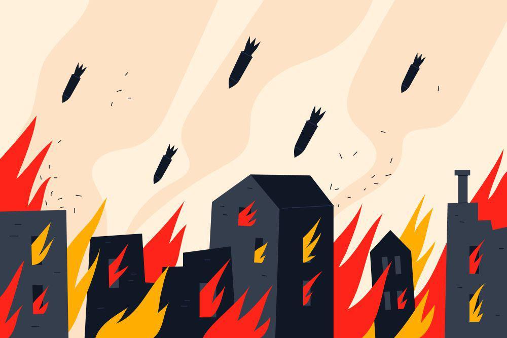 ilustrasi perang (freepik.com)