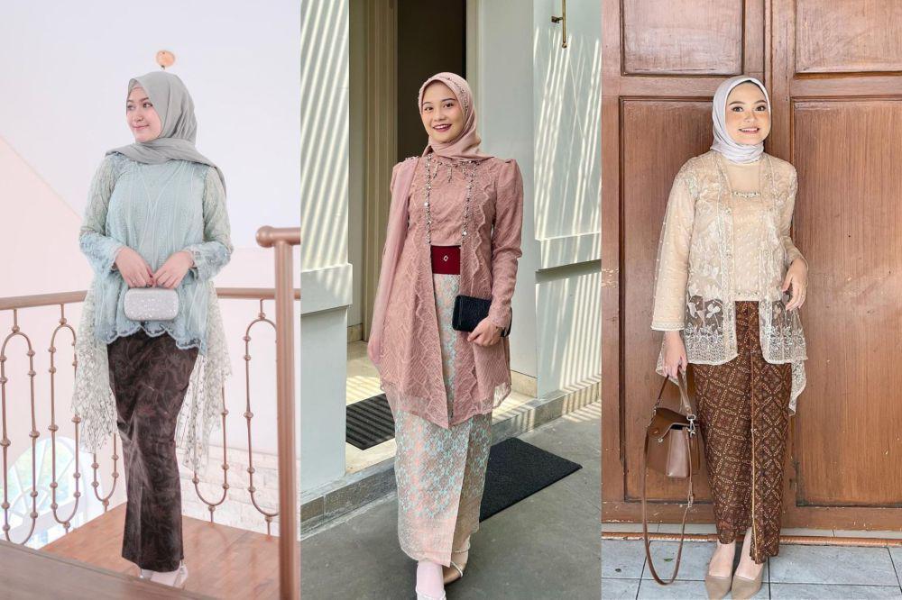 9 Ide Kebaya Modern ala Selebgram Hijab untuk Hari Kartini, Cakep!