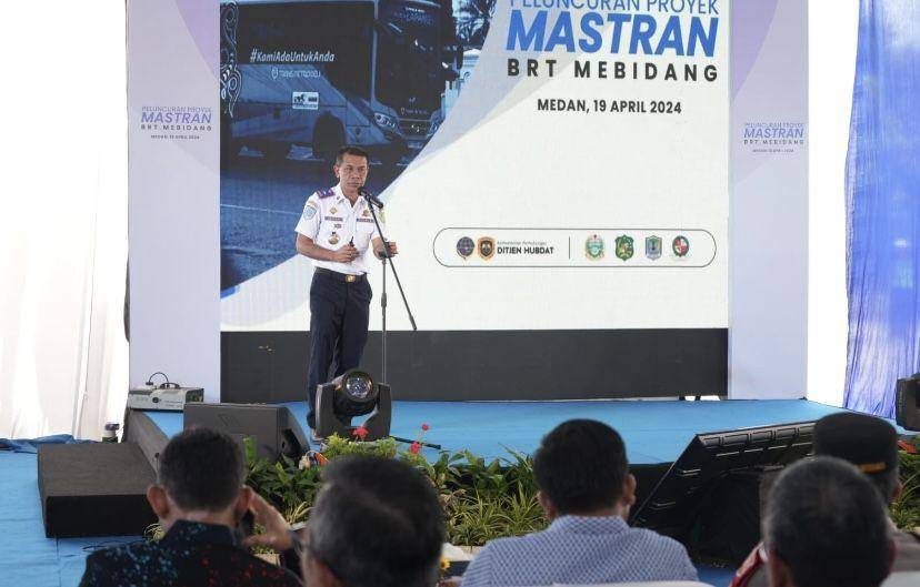 Pemko Medan meluncurkan proyek Mastran Bus Rapid Transit atau BRT Medan, Binjai, Deli Serdang atau Mebidang (Dok. Diskominfo Medan)
