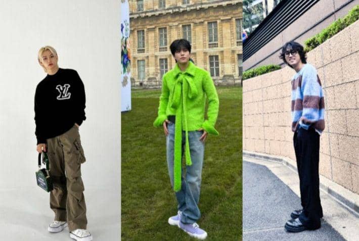 8 Ide OOTD Knitwear ala Member Stray Kids, Modis Maksimal!