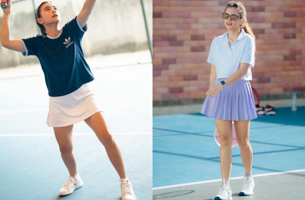 8 Gaya OOTD Olahraga Tenis ala Audi Marissa, Sporty tapi Girly!