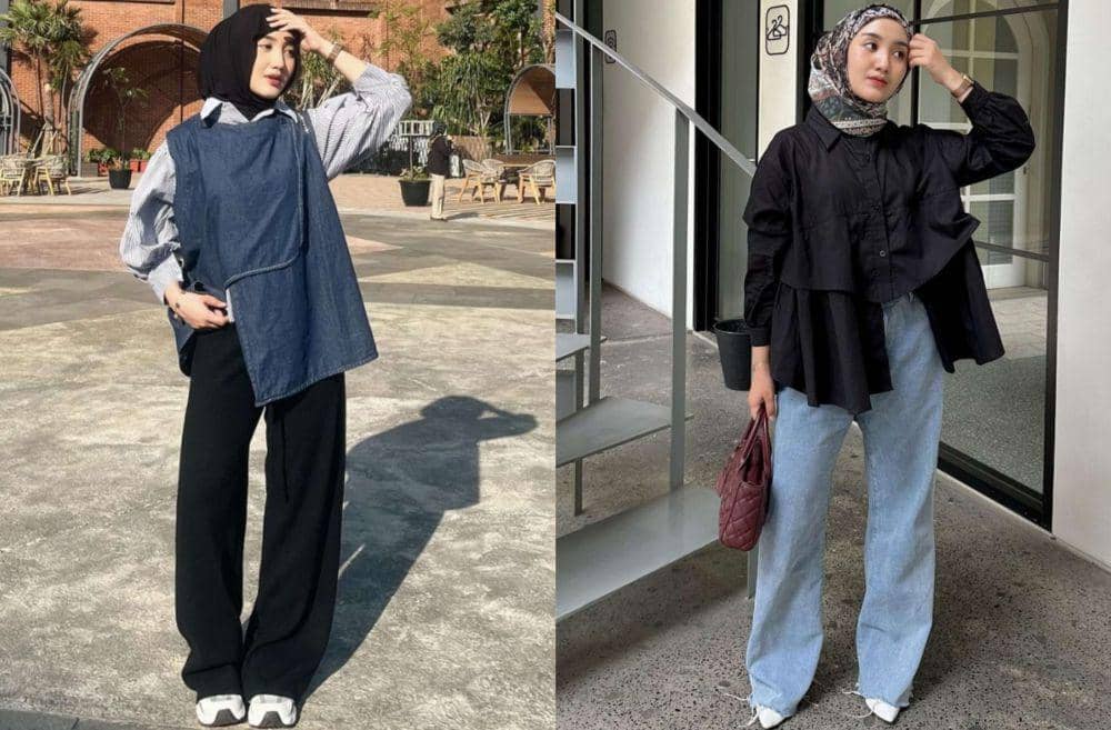 10 Inspirasi Office Style Casual ala Thafanya Sabila, Tetap Sopan!