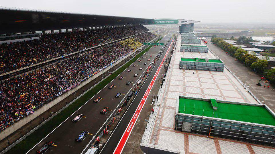 salah satu tampilan Shanghai International Circuit (formula1.com)