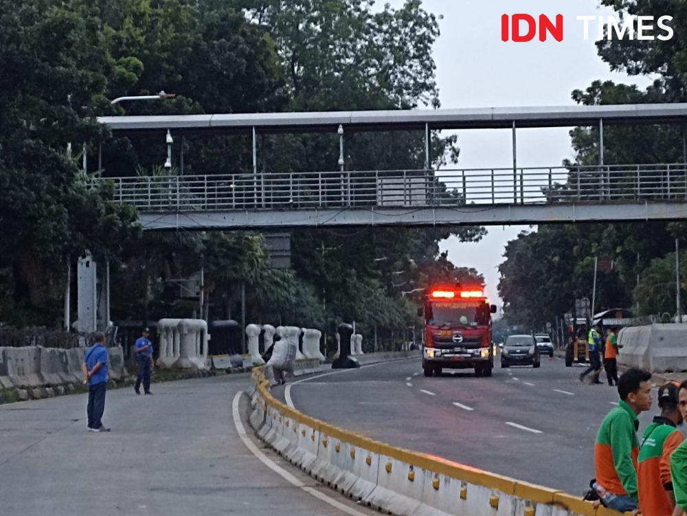 Aksi Unjuk Rasa Bubar, Jalan Medan Merdeka Barat Dibuka