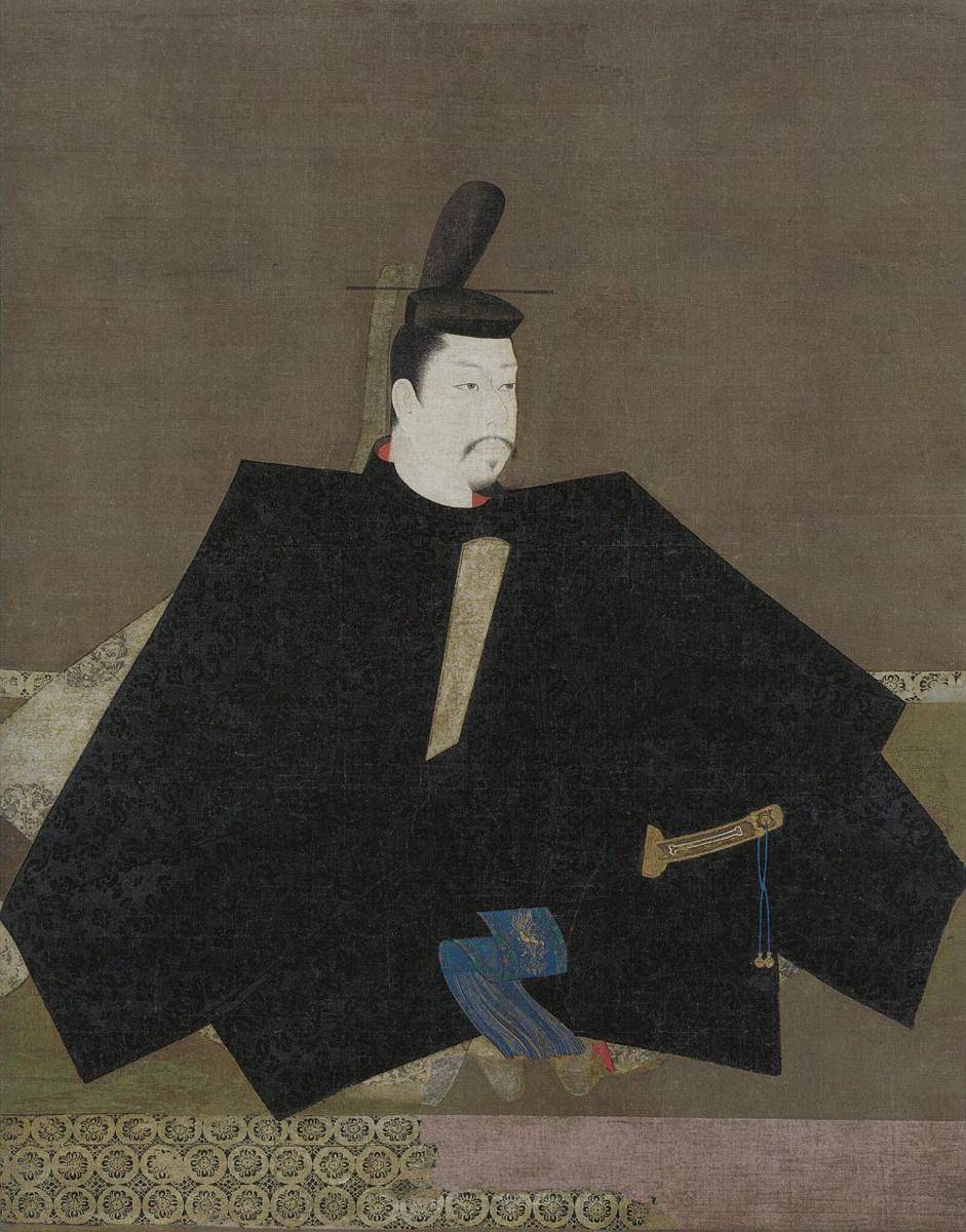 lukisan yang dianggap menggambarkan seorang pria bernama Minamoto Yorimoto, Shogun pertama yang mendirikan Keshogunan Kamakura di tahun 1192 (commons.wikimedia.org/Fujiwara no Takanobu)