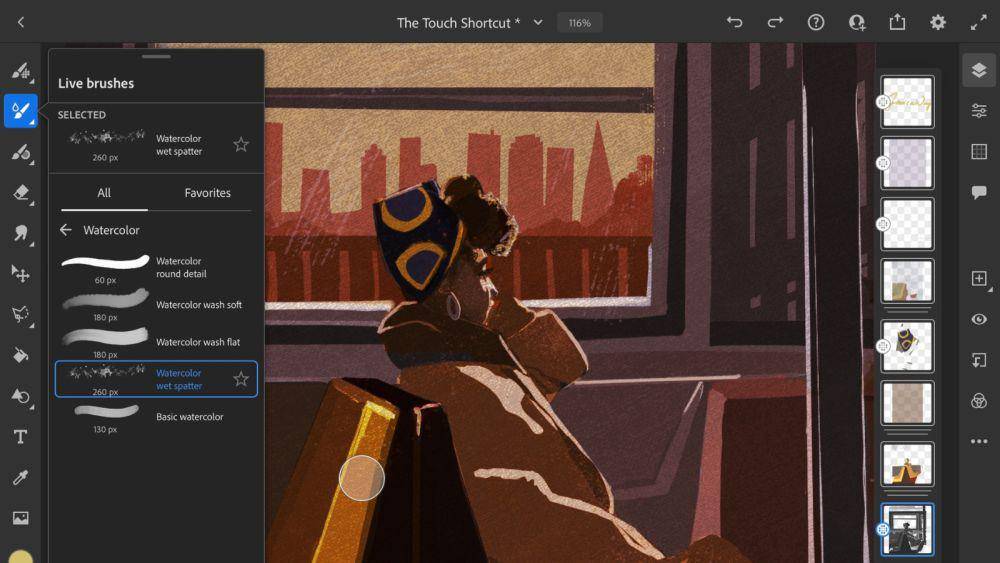 Adobe Fresco (dok. Adobe)