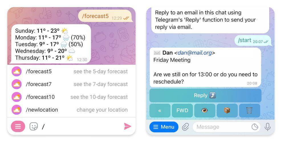 ilustrasi bot di Telegram (dok. Telegram)
