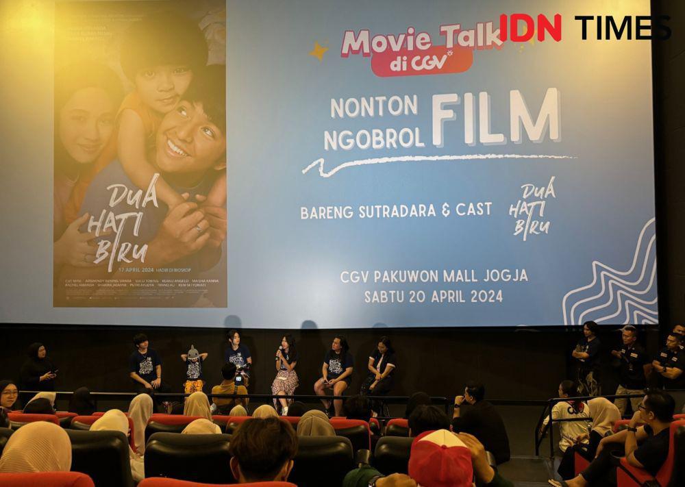 Sutradara dan Pemain Film Dua Hati Biru, Beberkan Tantangan Syuting