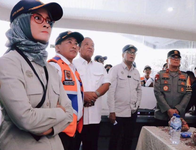 Tinjauan Menhub RI ke Lampung saat arus balik Lebaran 2024. (DOK. Pemprov Lampung).