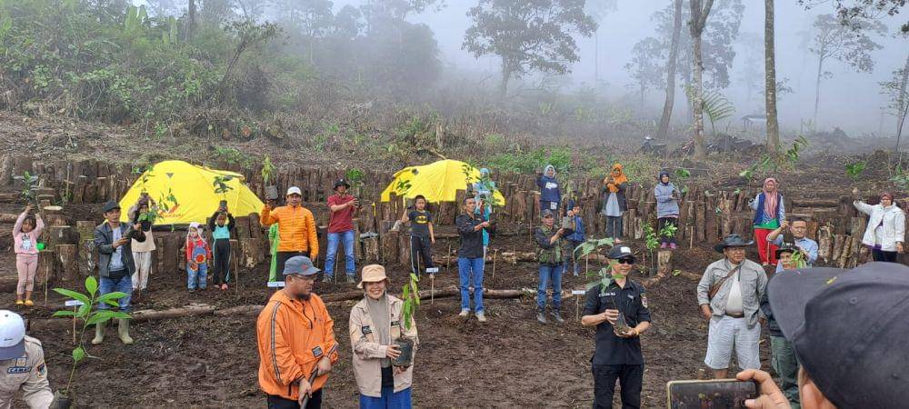 Pendampingan perhutanan sosial yang dilakukan Hutan Kita Institute di wilayah Sumatra Selatan (Dok: HAKI)