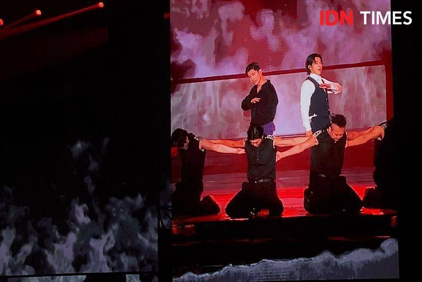 potret TVXQ! CONCERT 20&2 JAKARTA di Hall 5 ICE BSD, Tangerang, Sabtu (20/4/2024)