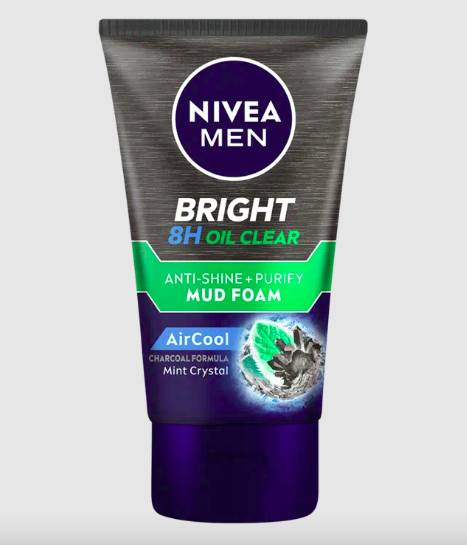 NIVEA MEN Bright Oil Clear Anti-Shine+Purify Mud Foam (nivea.co.id)