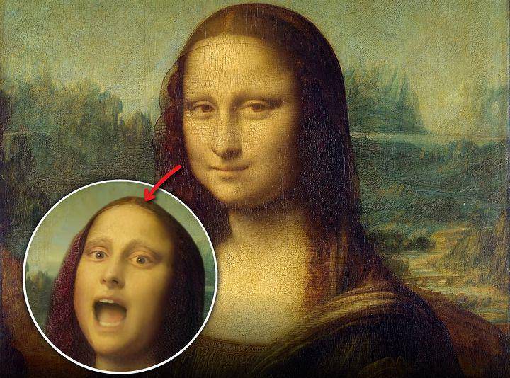 gambar Monalisa yang diubah oleh VASA-1 (instagram.com/evolving.ai)