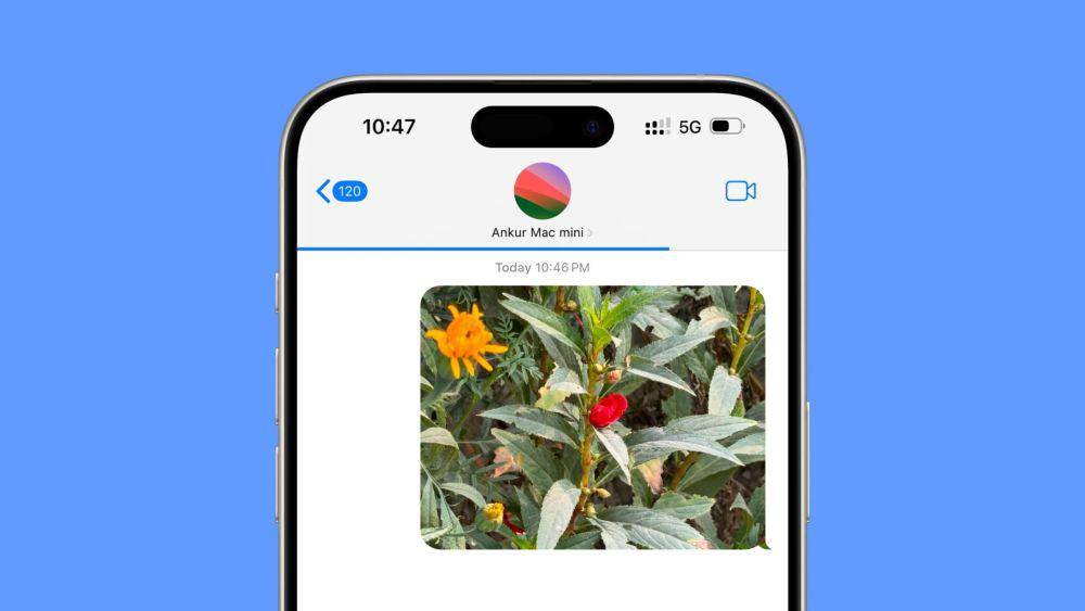 ilustrasi kirim foto via iMessage (dok. Apple)