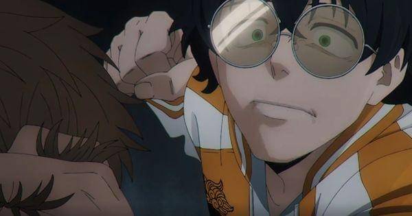 Togame memukuli bawahannya ( Dok. CloverWorks / Wind Breaker )