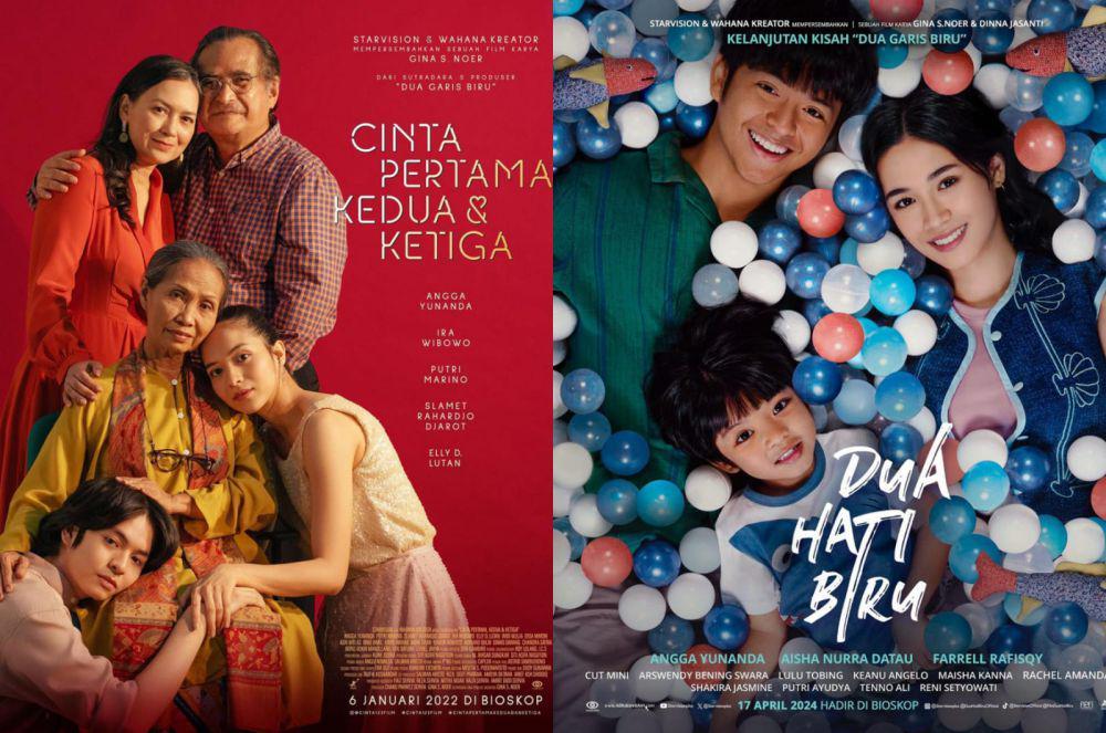 3 Film Angga Yunanda yang Disutradarai Gina S Noer, ada Dua Hati Biru