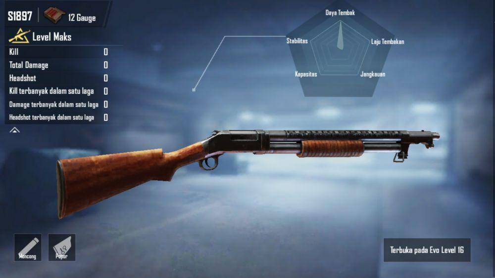 potret senjata Shotguns (Level Infinite/PUBG Mobile)