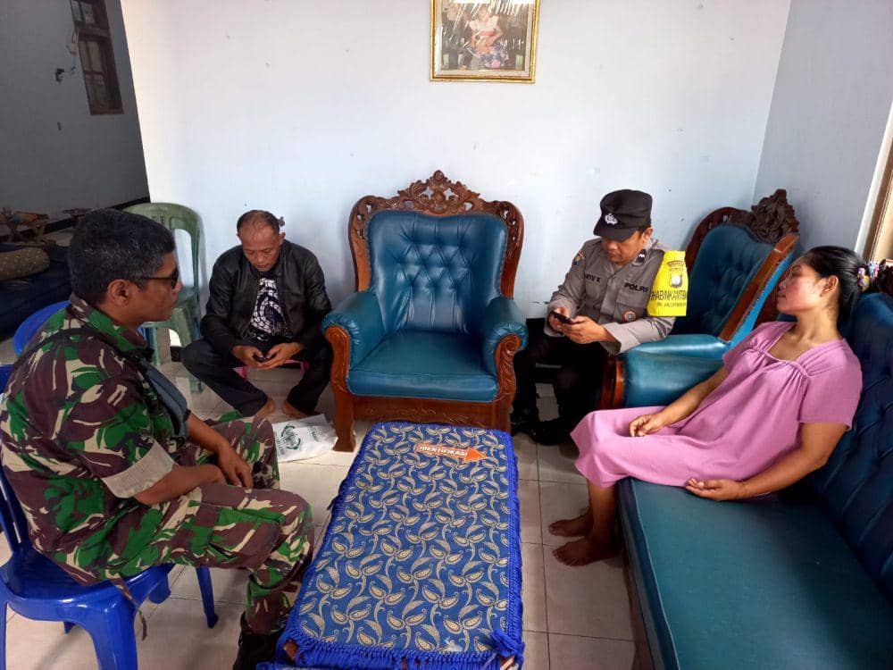 Korban perampokan di Desa Tumpakrejo, Kecamatan Kalipare, Kabupaten Malang. (Dok. Humas Polres Malang)