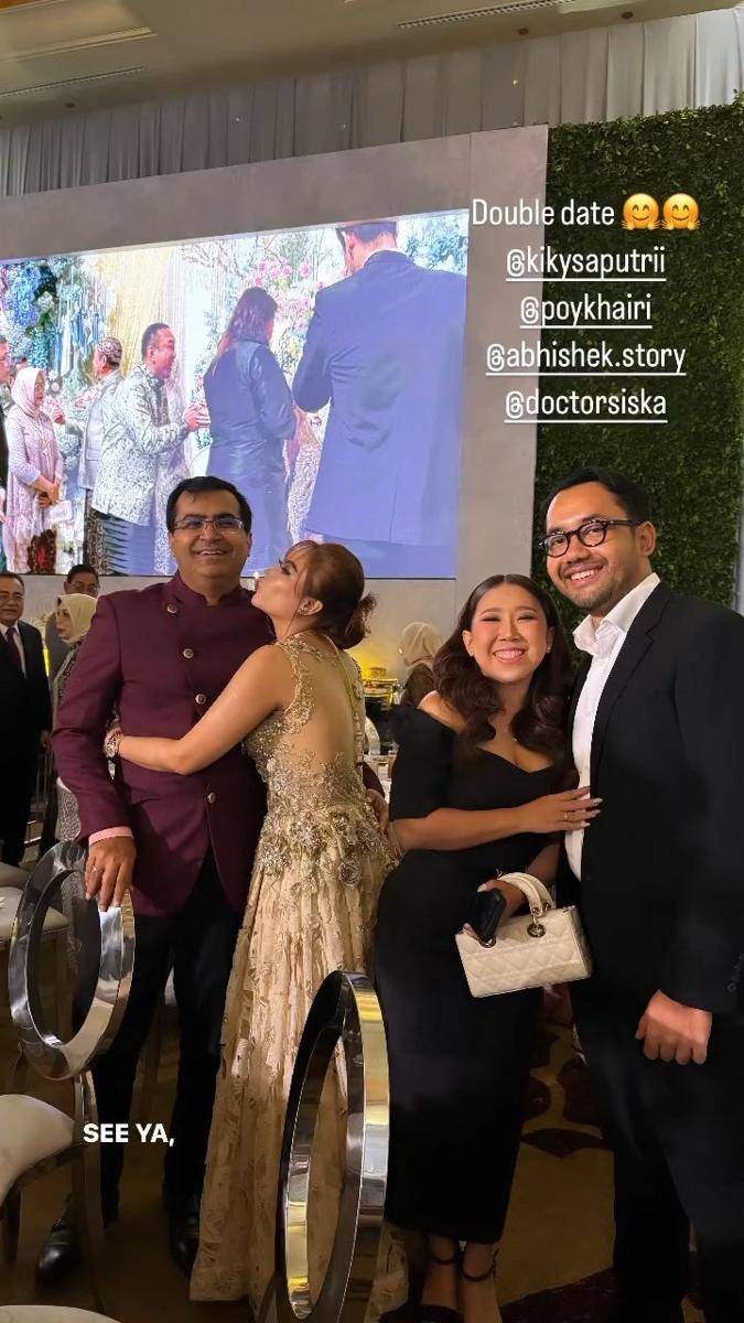 potret artis di resepsi anak kelima Bambang Soesatyo (instagram.com/doctorsiska)