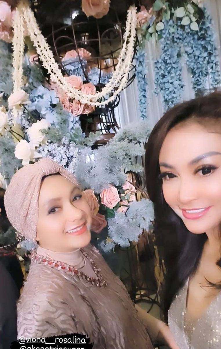 potret artis di resepsi anak kelima Bambang Soesatyo (instagram.com/virnie_ismail)