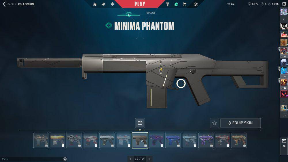 tampilan Minima Phantom skin (dok. Riot Games/VALORANT)