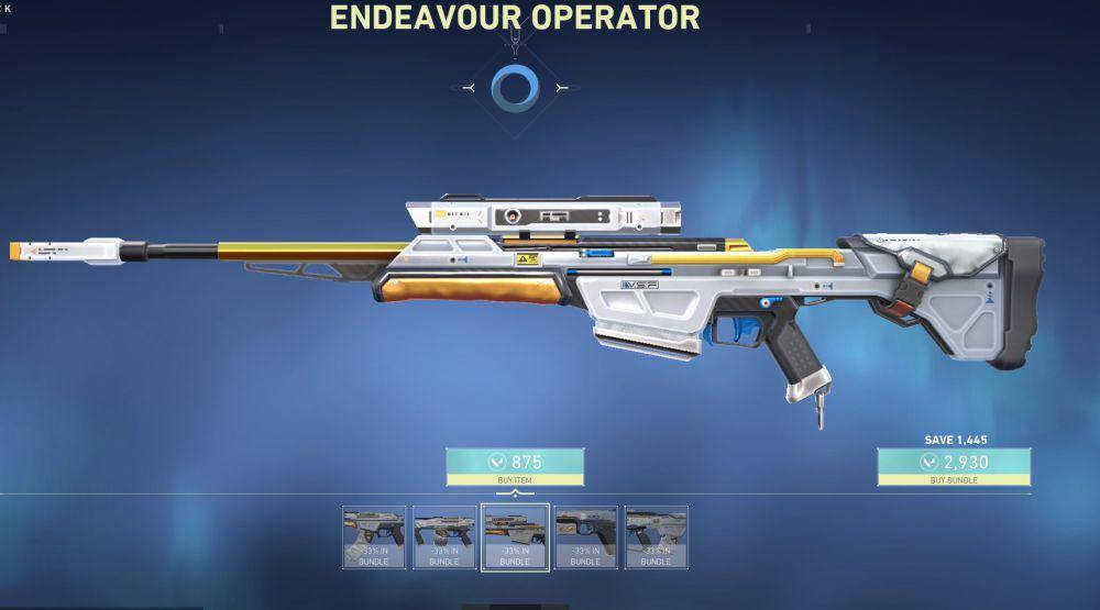 tampilan Endeavour Operator skin (dok. Riot Games/VALORANT)