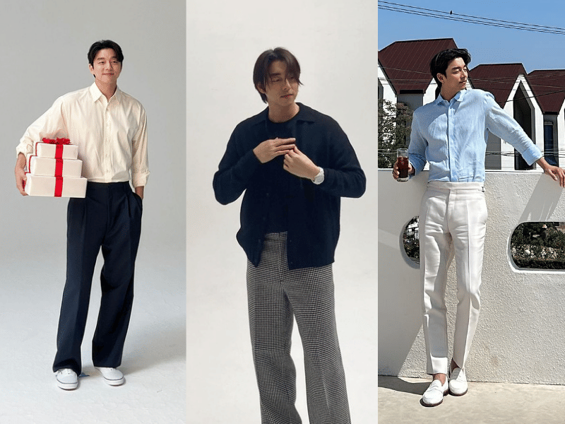 10 Inspirasi Outfit Semi Formal ala Aktor Gong Yoo, Look Stunning!