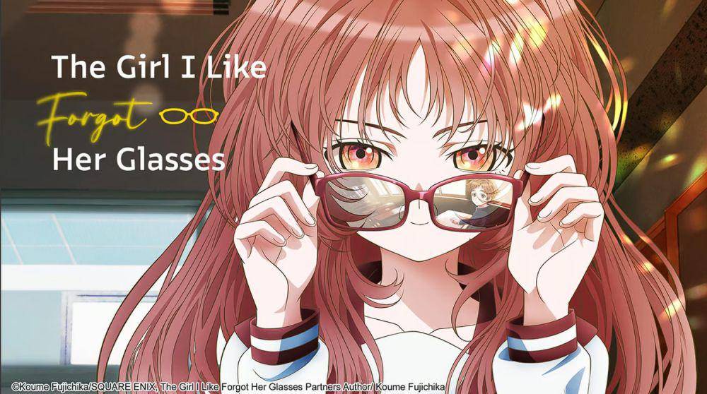 cover anime The Girl I Like Forgot her Glasses (dok. Crunchyroll/The Girl I Like Forgot her Glasses)